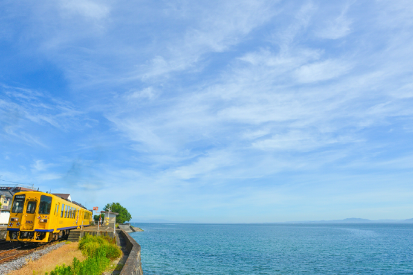 島原鉄道と有明海