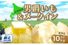 【先行予約】男爵芋&メークイン合計10kg（2026年9月15日以降発送） ABAO082