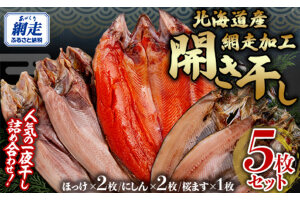 オホーツクバザールの開きセット5枚入  ABB131