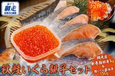網走産 秋鮭いくら 親子セット ABBI003