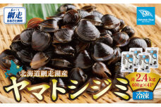 北海道網走湖産 ヤマトシジミ（600g × 4P）  ABN003