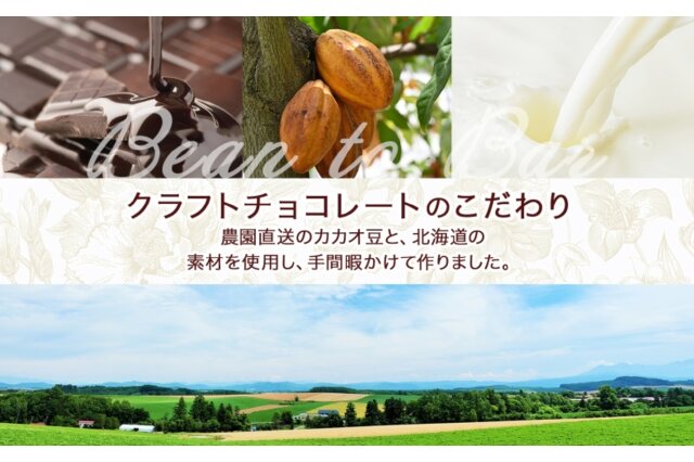 ふるさと納税 「北海道 クラフト チョコレート 3種セット ダーク