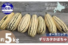 【2026年発送】 オーガニック かぼちゃ デリカタ BOX 約5kg 有機栽培　57462057