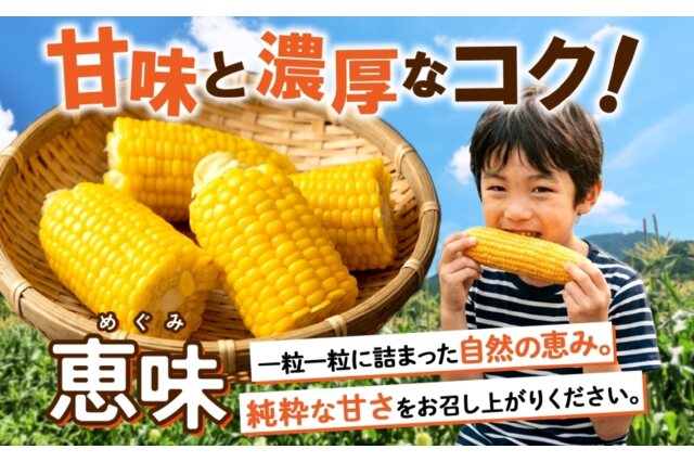 ふるさと納税 「朝もぎ イエロー とうもろこし 恵味 2Lサイズ 13本 約