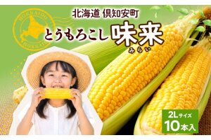 朝もぎ イエロー とうもろこし 味来 みらい 2Lサイズ 10本　57462118