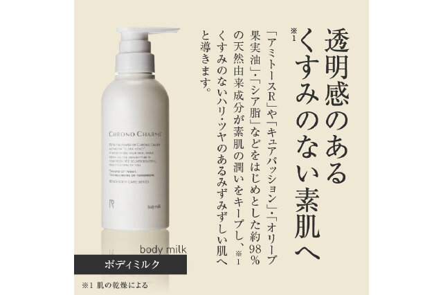 ふるさと納税 「リノ クロノシャルム ボディミルク 300ml×1本_Y043