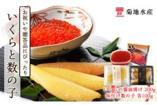 お祝いや贈答品にぴったり！いくらと数の子セット＜菊地水産＞_Y020-0347