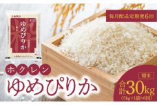 （精米5kg）ホクレンゆめぴりか【定期便6回】_Y010-0608