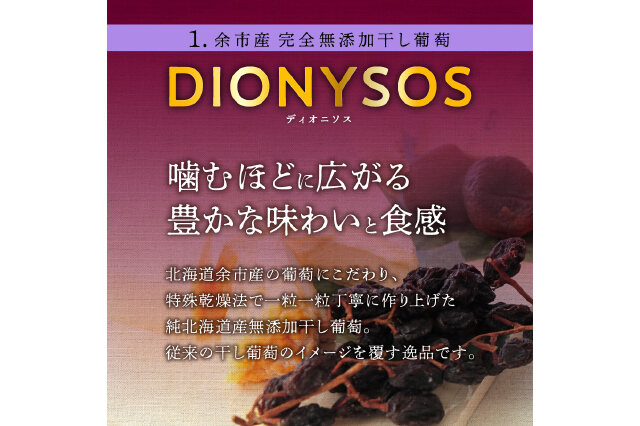 ふるさと納税 「【ギフトボックス】余市産完全無添加干し葡萄と余市産 