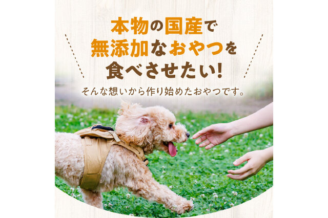 ふるさと納税 「お散歩のお供 犬・猫用おやつ 北海道産無添加
