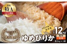 ◇令和5年産 新米 先行受付◇余市産 ゆめぴりか(精米・玄米) 各3kg×2袋_Y067-0013