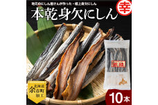 【北海道余市町加工】伝統の本乾みがきにしん10本セット_Y004-0060