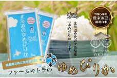 【減農薬で体に気を使った】令和6年産　ゆめぴりか無洗米5kg×2