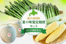【新十津川町】夏の味覚定期便セット