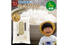 【先行予約】令和7年産 特Aランク米 ゆめぴりか 精米 5kg 【7月発送】nr-0023