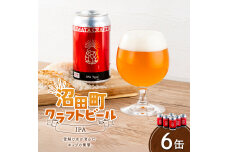 沼田町クラフトビール IPA 6缶 地ビール 酒 アルコール飲料 沼田町 北海道 n-0264