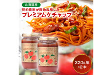 プレミアムトマトケチャップ 2本（320g瓶）n-0227