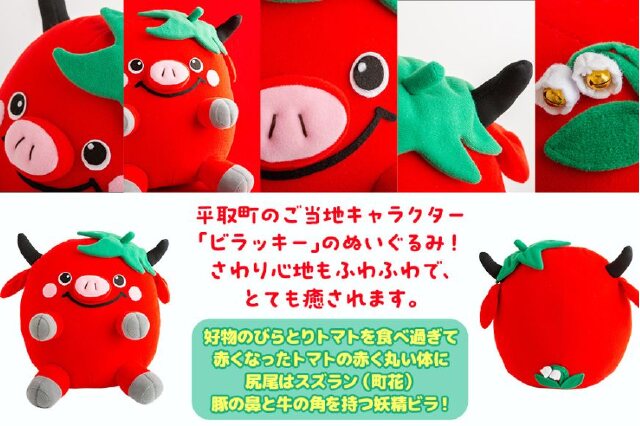 ふるさと納税 「【ご当地キャラ平取町】ビラッキーぬいぐるみ BRTT001