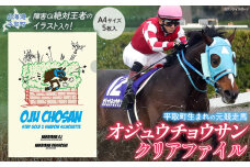 【オジュウチョウサン】クリアファイル イラスト5枚入り BRTV017