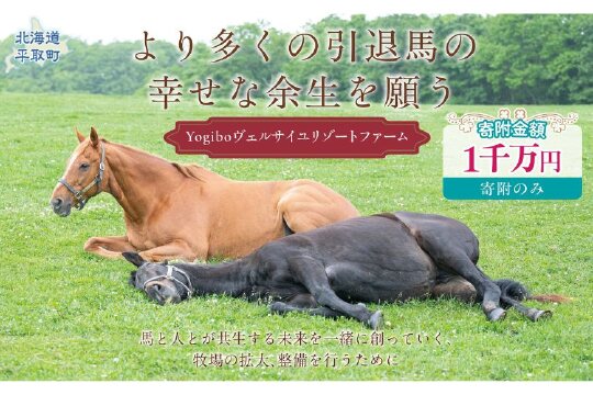 【1000万円コース 返礼品無し】Yogiboヴェルサイユリゾートファーム BRTV024-07