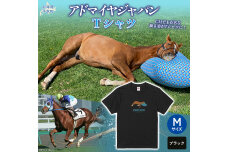 【アドマイヤジャパン×Yogibo】Ｔシャツ_Mサイズ（ブラック） BRTV036-2