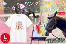 【ワンダーアキュート画伯】デザイナーＴシャツ 選べる５サイズ【L】 BRTV212-3