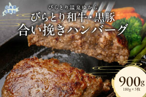 びらとり和牛・黒豚合い挽きハンバーグ 180g×5枚 BRTC009