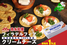 森永乳業】業務用 ！ クラフト フィラデルフィア クリームチーズ １ｋｇ KRAFT