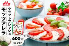 【森永乳業】モッツァレラチーズ 600g(100g×6P)