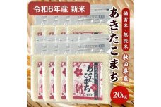 令和6年産【備蓄米 無洗米20kg】 秋田県産 あきたこまち2.5kg×8袋　56050909