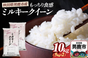令和7年産 ミルキークイーン（精米）10kg（5kg×2袋）白米 こめ お米 秋田県 …|11282
