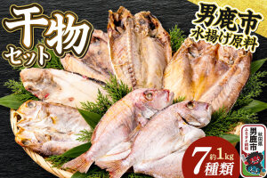 干物 干物セット7種 甘鯛 真アジ 真ホッケ 石持 チダイ 蓮子鯛 武田水産 秋田 男…|11288