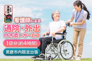 付き添い 看護師による通院・外出付き添いサービス 1回 約4時間 レターパックライトで…|11278