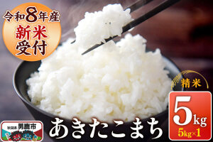 《令和8年産新米受付》 あきたこまち 精米 5kg（5kg×1袋） スズキファーム 秋…|11314