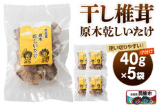 干し椎茸 原木乾しいたけ 40g×5袋 男鹿産 男鹿ゴルフクラブ [しいたけ 椎茸 シ…|11711