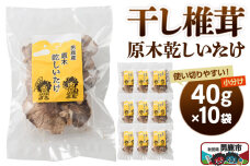 干し椎茸 原木乾しいたけ 40g×10袋 男鹿産 男鹿ゴルフクラブ [しいたけ 椎茸 …|11712