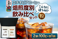 コーヒーセット 【こんなに違うの！？】エチオピアコーヒー 焙煎度別飲み比べセット （1…|11820