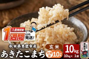 令和8年産新米《定期便10ヶ月》あきたこまち 玄米 10kg（10kg×1袋） 吉運商…|11094