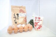 お米（3kg）と新鮮卵（10個）（岩ノリ、甘酒付き）