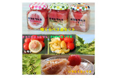 《ミニトマト》や《いちじく》のデザート風味ピクルス味くらべ3点セット　5934-0271