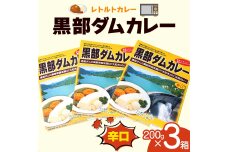 レトルトカレー 黒部ダムカレー 200g×3箱 関電アメニックス F6T-100