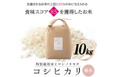 【先行予約】特別栽培米 コシヒカリ ヒロシノキモチ 精米 10kg F6T-808