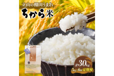 ＜定期便＞立山のちから米 コシヒカリ 各5kg ＜全6回＞ 計30kg 国産 米 F6T-871