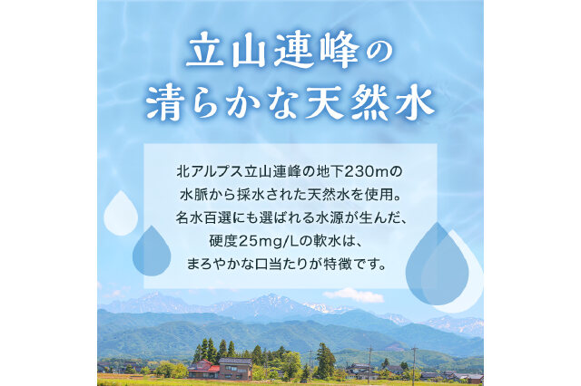 ふるさと納税 「北アルプス立山連峰 5年保存水 2L×6本 2リットル 名水