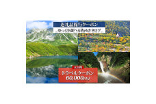 富山県 立山町 旅行クーポン 60,000 円分 キャンプ 体験 登山 観光 旅行 F6T-962