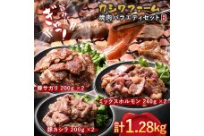 カシワファーム 焼肉バラエティセットB 立山放牧牛 ホルモン 豚 F6T-447