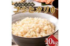 令和８年度米【コシヒカリ玄米10kg】横山ファーム 富山県 立山町 F6T-1108