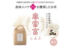 令和8年度　新米 富山県ブランド米 富富富 精米 5kg F6T-1049