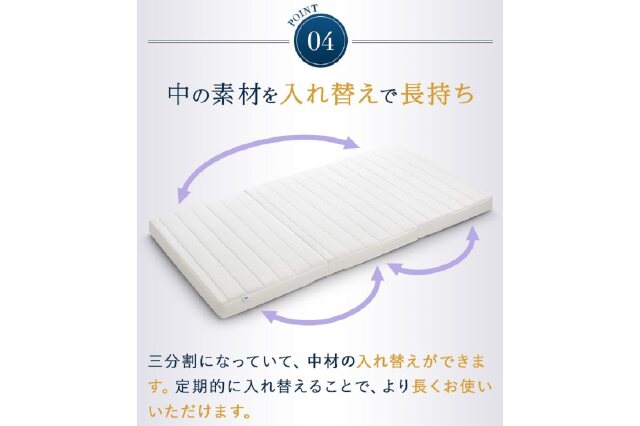 ふるさと納税 「エアウィーヴ スマート Z01 シングル マットレス 三つ折り 高反発」 愛知県大府市 - ふるさと納税の「ふるさとぷらす」