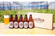 巨峰を使ったすっきりな味わいのクラフトビールOBUBEER 5本セット